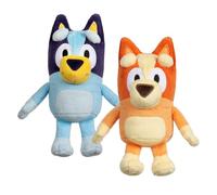 Bluey Lot de 2 Peluches de 20,3 cm et Bingo | Animaux en peluche pour le spectacle, l'heure du conte ou les siestes ; jouets Bluey pour enfants d'âge préscolaire et fans à