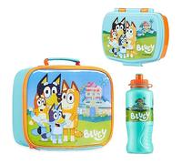 BlueY Lunch Box Enfant - Ensemble 3 Pcs Sac Lunch Bag, Boite à Gouter et Gourde Rentrée Maternelle