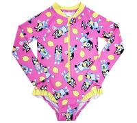 Bluey Maillot de bain à manches longues pour fille, Bluey Surf Suit, 5-6 ans