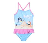 BlueY Maillot de Bain Une Pièce pour Fille, Motif Bingo, Costume de Bain pour Enfant, Tailles 3 à 6 Ans (FR/ES, Âge, 3 Ans, Taille Normale, Multicolore)