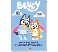 Bluey: Mein lustiger Kindergartenblock: Sticker-, Rätsel- und Malblock
