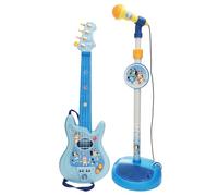 Reig Musicales Guitar And With Extendable Foot Bluey Adjustable Height 60x30x17 Cm Microphone Bleu