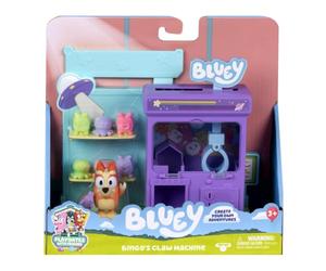BlueY Mini Set de Jeu Machine à Pince de Bingo | Figurine Bingo articulée et Dauphin Danseur, gagne un prix, 6 accessoires prix ; jouet à collectionner dès 3 ans