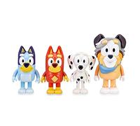 Bluey - Pack 4 Figures School, Poupées articulées de Personnages camarades de Cole, Jouet de la Série de Dessin Animé Enfant, avec Rusty, Chloé et Calypso, Célèbre (BLY09300)