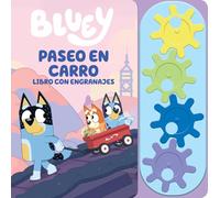 BLUEY: PASEO EN CARRO - LIBRO DE ACTIVIDAD CON ENGRANAJES - PI KIDS