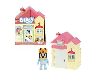 Bluey Play Date BLY99000 Peluche Surprise de la série animée, Suivez Les Pas et révélez Votre Robe en Peluche zèbre ou Reine, Comprend 1 Set d'autocollants + 3 Ans, célèbre