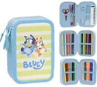 Bluey Porte-plume amusant avec accessoires - Parfait pour l'école des enfants