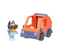 BlueY Prends la Route et Ses Amis dans Cette Petite Voiture trop Mignonne, Transporte à Bord de Son 4x4 Qui Peut accueillir Une Figurine articulée de 6 à 7,6 cm