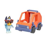 BlueY Prends la Route et Ses Amis dans Cette Petite Voiture trop Mignonne, Transporte à Bord de Son 4x4 Qui Peut accueillir Une Figurine articulée de 6 à 7,6 cm