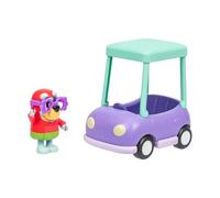 BlueY Prends la Route et Ses Amis dans Cette Petite Voiture trop Mignonne, Transporte Janet à Bord de la Voiture de Grand-mère, Qui Peut accueillir Une Figurine articulée de 6 à 7,6 cm