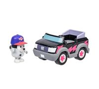 BlueY Prends la Route et Ses Amis dans Cette Petite Voiture trop Mignonne, Transporte Muffin à Bord de la Voiture des livreuses de Pizza, Qui Peut accueillir Une Figurine articulée de 6 cm