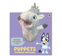 Bluey – Marionnettes – Mettant en vedette Unicorse – Livre de théâtre de marionnettes
