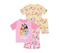 BlueY Pyjama Fille | 2 Paquets De Pyjamas | 2 Paquets Pyjama Enfant Bingo | Rose 7-8 Ans