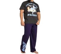 BlueY Pyjama Homme | Bingo Vêtements De Nuit Homme | Ensembles De Manche Courte Pyjamas | Bleu XL