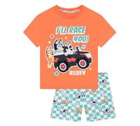BlueY Pyjama Manche Courte, Pyjama Enfant Garcon Bingo, Pyjamas d'été Enfant, Multicolore 7-8 Ans