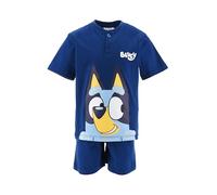BlueY Pyjama pour Garçon, Ensemble 2 Pièces T-Shirt et Short, Coffret Cadeau Inclus, Taille 3 Ans | Bleu Marine