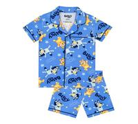 BlueY Pyjamas d'été pour Garçons | Pyjamas Garçons Bingo | Ensembles De Pyjama | Bleu | 6-7 Ans