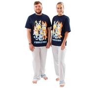 BlueY Pyjamas pour Adultes | Pyjamas Unisexes pour Hommes et Femmes | Tailles Petites à XX Grandes | Marchandise Officielle | Bleu |x-Large