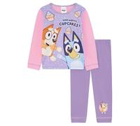 BlueY Pyjamas pour filles avec personnage de nuit (- Cupcake, 3-4 ans)