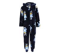 BlueY Pyjamas pour Garçons, Pyjamas Une Pièce Polaire Douce avec Capuche pour Enfants, Tailles 3 à 6 Ans (FR/ES, Âge, 4 Ans, Taille Normale, Bleu)
