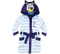 BlueY Robe De Chambre Robe De Chambre Garcon | Peignoir De Bain Garçon Avec Capuche Et Oreilles En 3D | Bleu6-7 ans