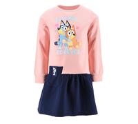 BlueY Robe pour Fille, Robe Pull-Sweat Motif 'Friends Forever', Cadeau pour Filles, Tailles 3 à 6 Ans (FR/ES, Âge, 5 Ans, Taille Normale, Rose)