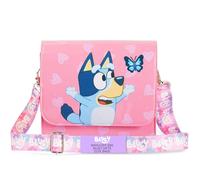 BlueY Sac Bandoulière Fille avec Sangle Réglable, Sac à Main Enfant pour Sortie Voyage Shopping, Idée Cadeau Fille (Rose)