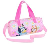 BlueY Sac de Sport Enfant avec Poches Zippée, Sac de Gym et Voyage - Idée Cadeau (Floral
