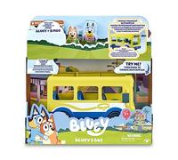 Bluey - School Bus, Bus pour Le Cole 2 Chiffres avec Bingo Personnages de la série de Dessins inantil, Affiche avec Destination de Route rotative, garçons et Filles + 3 Ans, Célèbre (BLY39010)