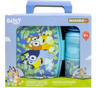 Bluey Set avec bouteille d'eau de 380?ml et boîte à goûter Set boîte à goûter pour enfants