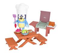 Bluey – Set de jeu Le Barbecue de Bandit – Figurine Bandit articulée, accessoires de jeu