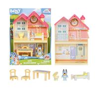 Bluey – Set de jeu Mini maison 3 pièces avec poignée, figurine et 5 éléments de jeu