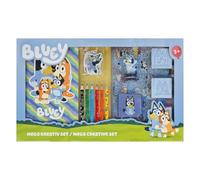 Bluey Set de jouets créatifs Mega - 15 pièces de plaisir de bricolage Bleu