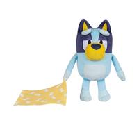 Bluey Sleepy Time Peluche de 33 cm avec couverture, appuyez sur le ventre pour entendre 7 phrases amusantes, chantez le long de la chanson à thème, si douce fabriquée avec des tissus de luxe et des