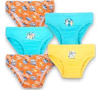 BlueY sous-vêtements pour garçon Slip Doux 100% Coton - Pantalon pour garçon - Lot de 5 avec 5 Motifs différents - 18/24 Mois