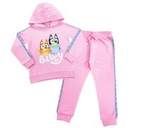 Bluey Survêtement à capuche pour fille - Pantalon de jogging - Haut à capuche, Bluey Survêtement rose, 18-24 mois