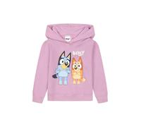 Bluey Sweat à capuche pour fille en coton pour enfant, violet, 3-4 ans