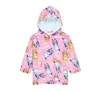 Bluey Sweat à capuche pour filles, couverture à capuche surdimensionnée, rose, 4-7 Years