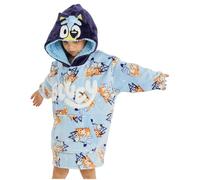 Bluey Sweat à capuche surdimensionné en polaire pour garçon, Bluey - Bleu, 2-4 ans