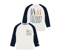 BlueY T Shirt Enfant Garcon | T-Shirt Enfant Coton | Tee Shirt Manche Longue Garcon | Ecru 4-5 Ans