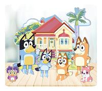 Amscan – Décors de table – Set Bluey – Personnages officiels – Maison et doudous – Papier cartonné