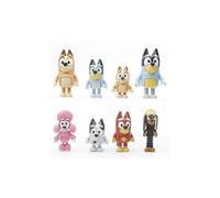 Bluey Toy Bluey And Friends 8 Pack Of Poseable Figures Toys Gifts for Girls And Boys YC