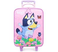 BlueY Valise Cabine Enfant Sac à roulettes Valise Pliable Bingo Bagage à Main Poignée Télescopique Trolley Voyage 46x30x18cm 15L S (L46cm x W30cm - 15L, Rose)