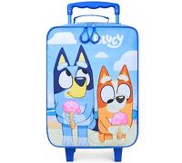 BlueY Valise Cabine Enfant Sac à roulettes Valise Pliable Bingo Bagage à Main Poignée Télescopique Trolley Voyage 46x30x18cm 15L S (L46cm x W30cm - 15L, Bleu)