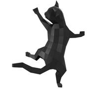 BLUEZY 3D Papier Animaux Papercraft Kit De Construction, Sculpture en Papier 3D Décoration D'intérieur, Trophée De Papier, Origami 3D, Puzzle 3D, Bricolage Artisanat en Papier Prédécoupé A