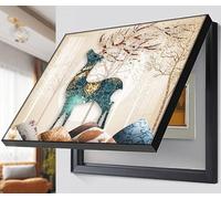 BLUEZY Cache Compteur Electrique Armoire De Couverture De Boîte À Fusibles Couvercles De Boîte À Compteurs Décoratifs Modernes Couvercles Décoratifs pour Compteurs D'intérieur A2,60 * 50cm