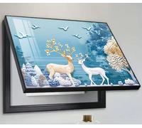 BLUEZY Cache Compteur Electrique Armoire De Couverture De Boîte À Fusibles Couvercles De Boîte À Compteurs Décoratifs Modernes Couvercles Décoratifs pour Compteurs D'intérieur A13,60 * 50cm