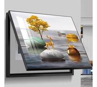 BLUEZY Cache Compteur Electrique Armoire De Couverture De Boîte À Fusibles Couvercles De Boîte À Compteurs Décoratifs Modernes Couvercles Décoratifs pour Compteurs D'intérieur A9,50 * 40cm