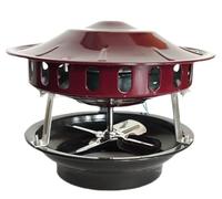 BLUEZY Cheminée Cheminée pour Poêle 80W/100W Ventilateur D'échappement À Tirage Induit Machine À Fumée Domestique Extracteur Poussière Ventilateurs Inducteurs De Toit 80W