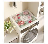 BLUEZY Housse De Protection Machine à Laver, Plateau antidérapant pour Machine à Laver Table de Chevet, Four à Micro-Ondes, Tapis Anti-poussière pour Réfrigérateur et Lave-Linge A,65 * 90cm